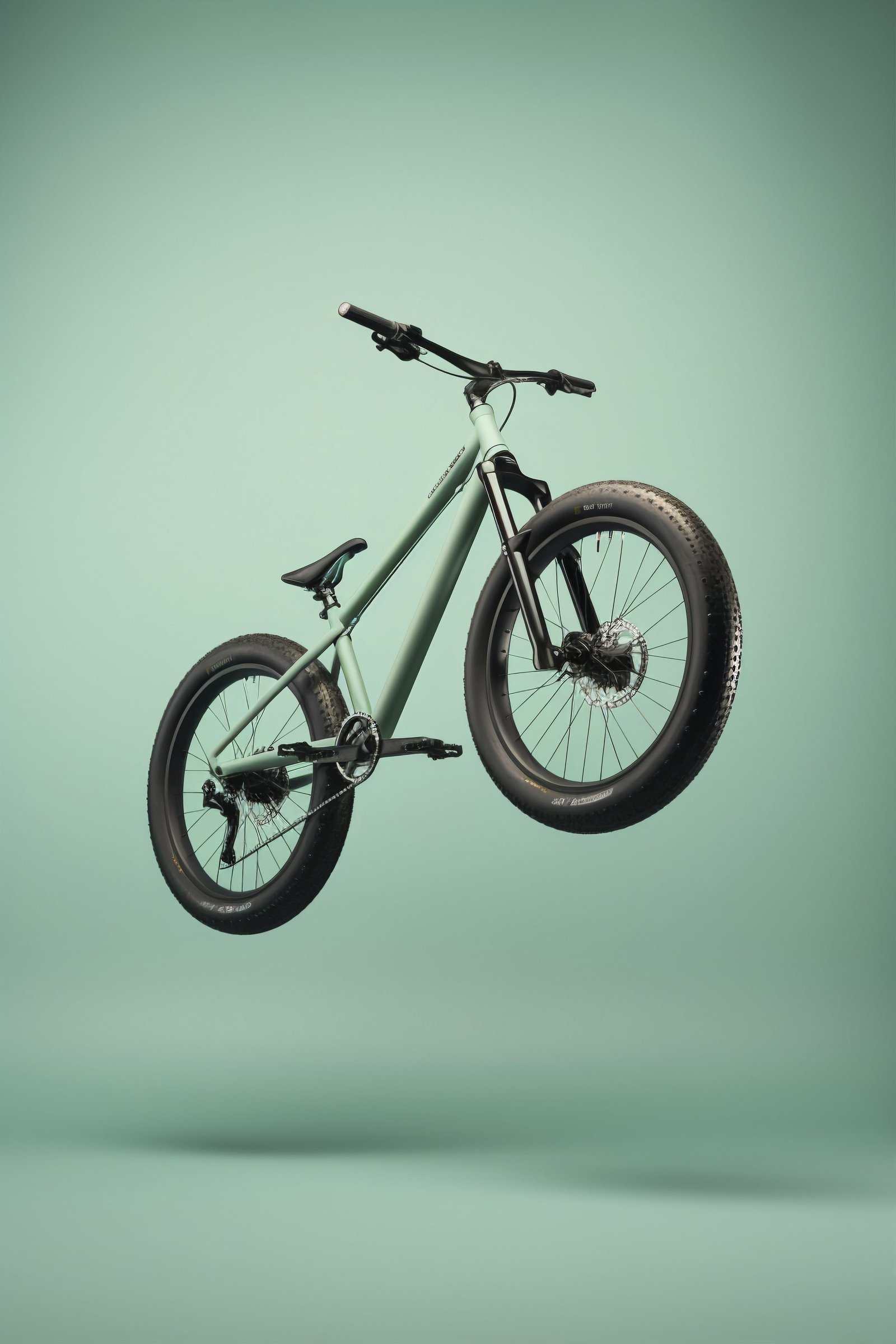 Electric bicycle in a studio